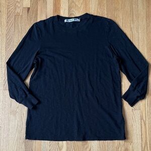 Michael Stars Classic Black 3/4 Sleeve Tee